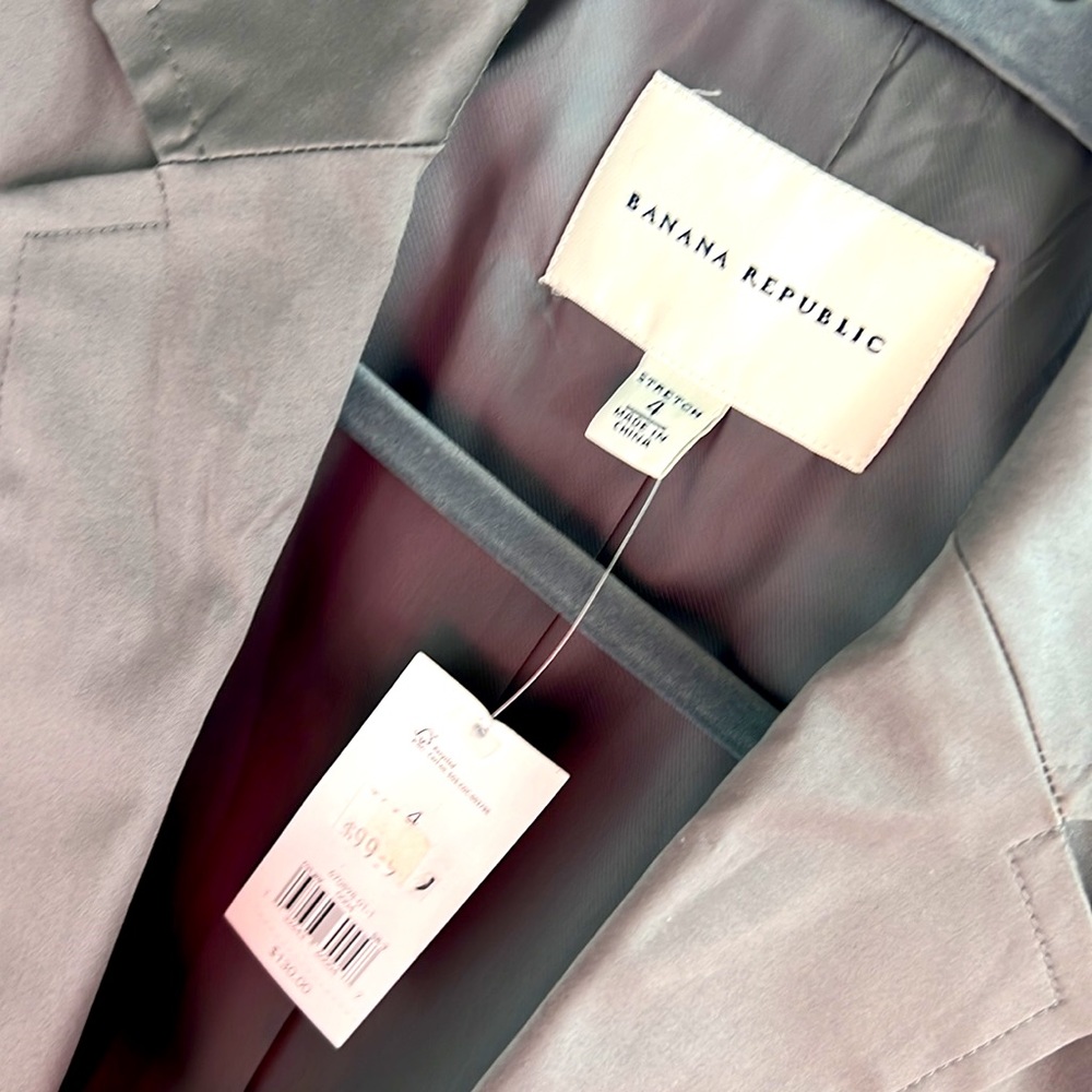Banana Republic / size 4 / Grey Women’s Jacket NWT - Picture 3 of 7